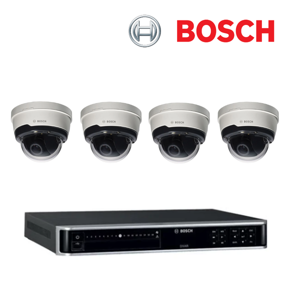 Bosch Surveillance Kit - 8ch 2tb NVR with 4x NDI-50022 cameras