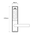 CTX530SC/530 - Lockwood CORTEX®Digital Lock Card + PIN with Latch
