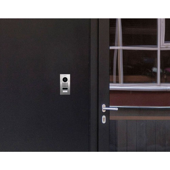 DB-D1101V-FLUSH - IP Mini video door station - flush mount with 1 call button (V2A grade)