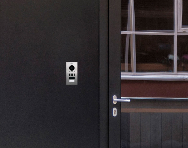 DB-D1101V-FLUSH - IP Mini video door station - flush mount with 1 call button (V2A grade)