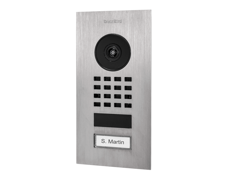 DB-D1101V-FLUSH - IP Mini video door station - flush mount with 1 call button (V2A grade)