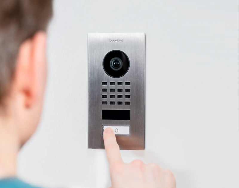 DB-D1101V-FLUSH - IP Mini video door station - flush mount with 1 call button (V2A grade)