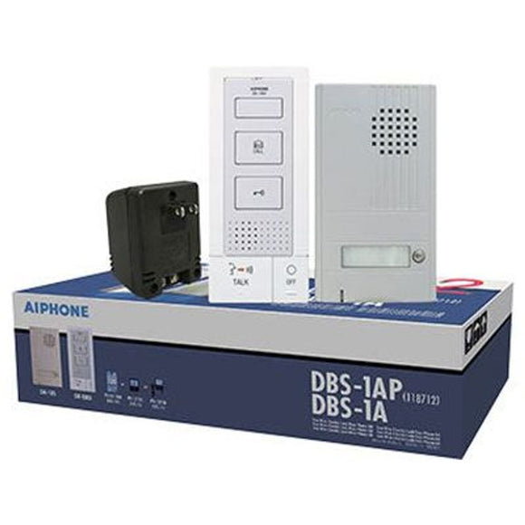 DBS-1AK - Aiphone Kit comprising DB1MD handsfree master station and single call door station (Silver)