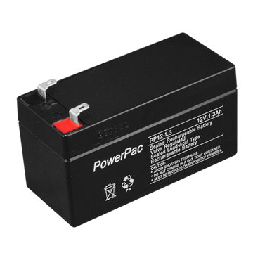 Powerpac S.L.A Battery 12V 1.3A - dimensions L100 x W45 x H52mm