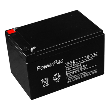 Powerpac S.L.A Battery 12V 12A - dimensions L150 x W100 x H100mm