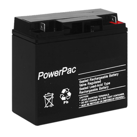DM12-22AH - Powerpac S.L.A battery 12V 22A Dimensions : 181 x 77 x 166mm