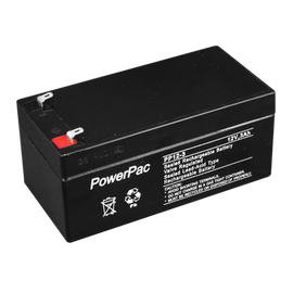 Powerpac S.L.A battery 12V 3A - dimensions L133 x W68 x H60mm