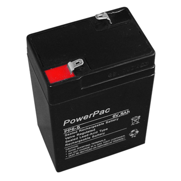 DM6-5A - Powerpac 6V 5Ah SLA Battery