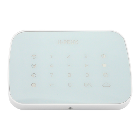 U-Prox Keypad G4 - Wireless Keypad with a touch surface and buttons for managing four groups Black