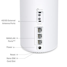 TL-DECOX50-4G-1P - TP-Link Deco X50 4G+ AX3000 Whole Home Mesh WiFi 6 Gateway - 1 Pack