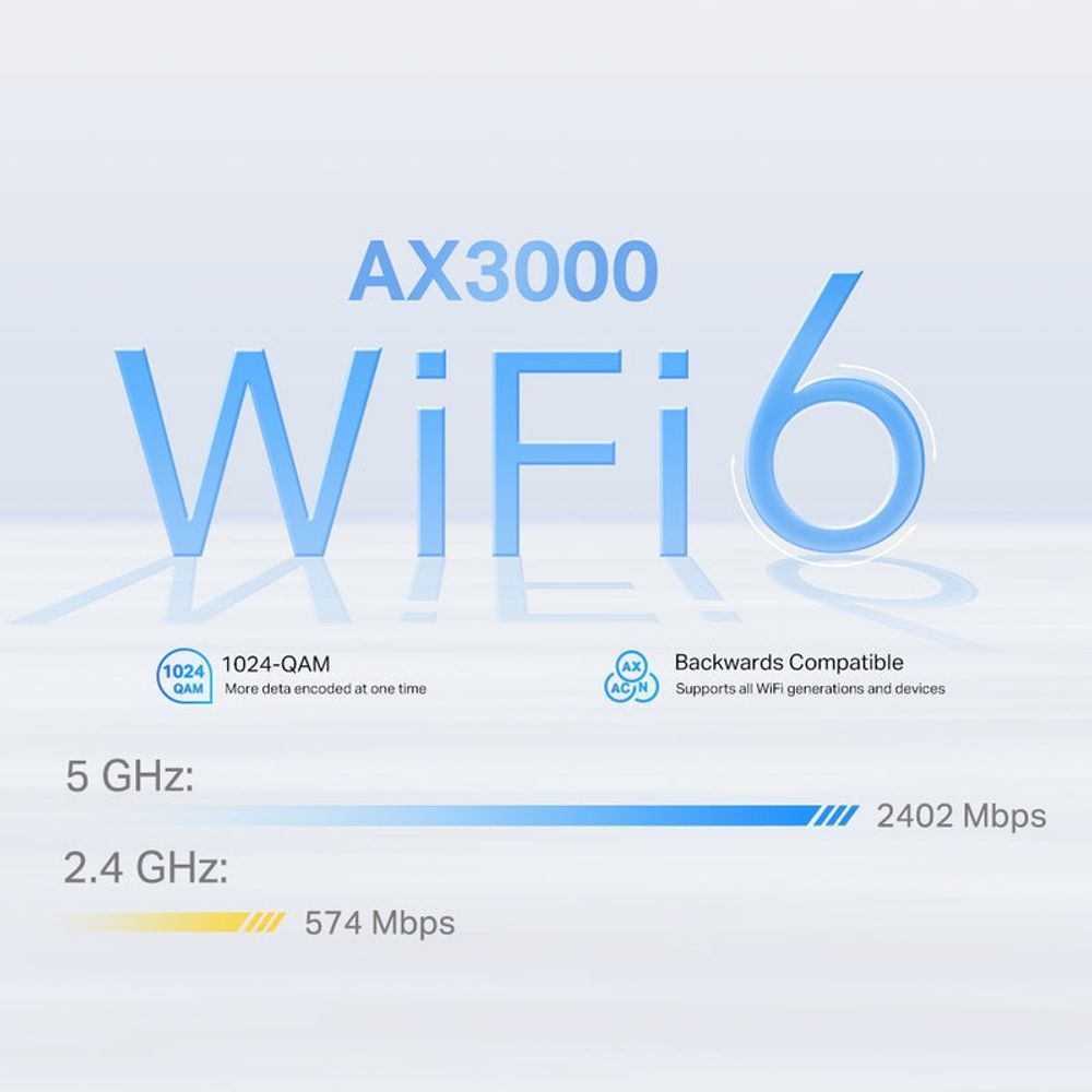 TL-DECOX50-4G-1P - TP-Link Deco X50 4G+ AX3000 Whole Home Mesh WiFi 6 Gateway - 1 Pack