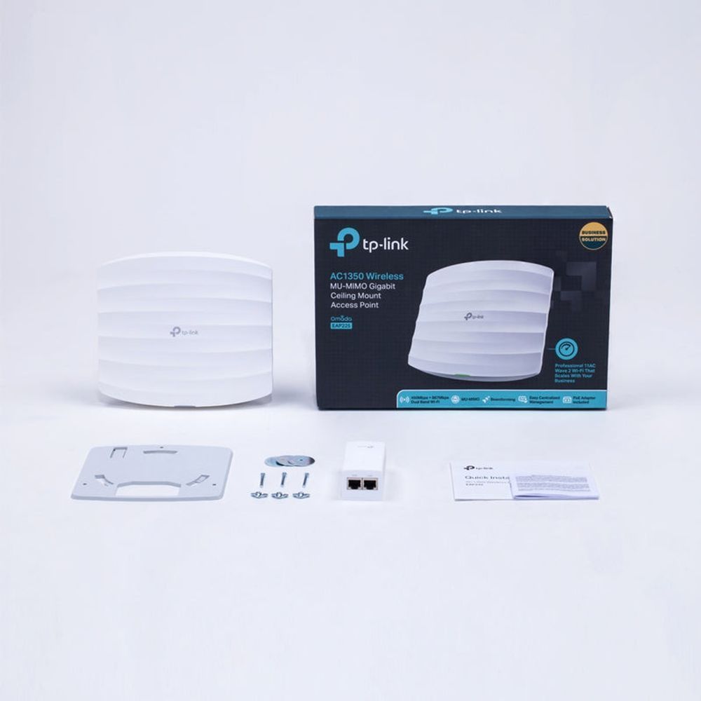 TL-EAP225 - TP-Link EAP225 AC1350 Wireless MU-MIMO Gigabit Ceiling Mount Access Point