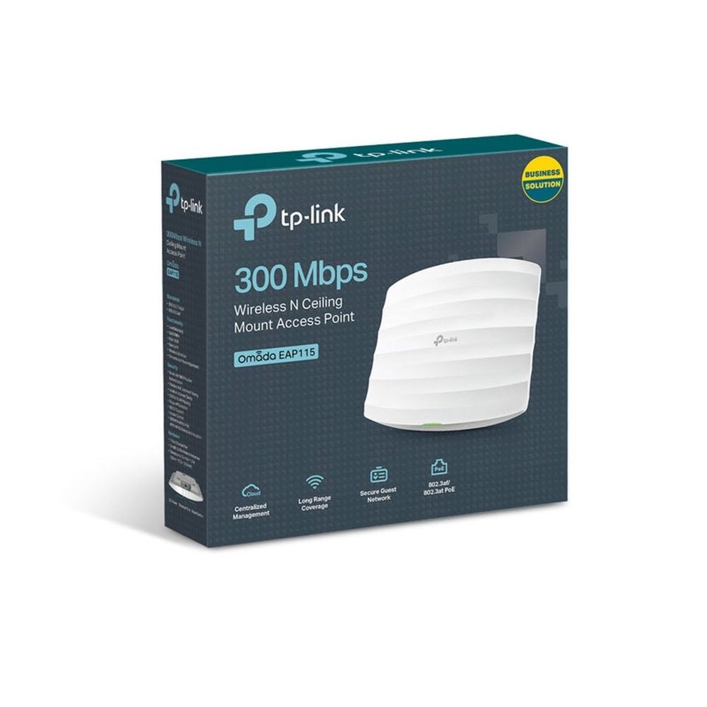 TL-EAP115 - TP-LINK EAP115 300Mbps Wireless N Ceiling Mount Access Point with Passive PoE