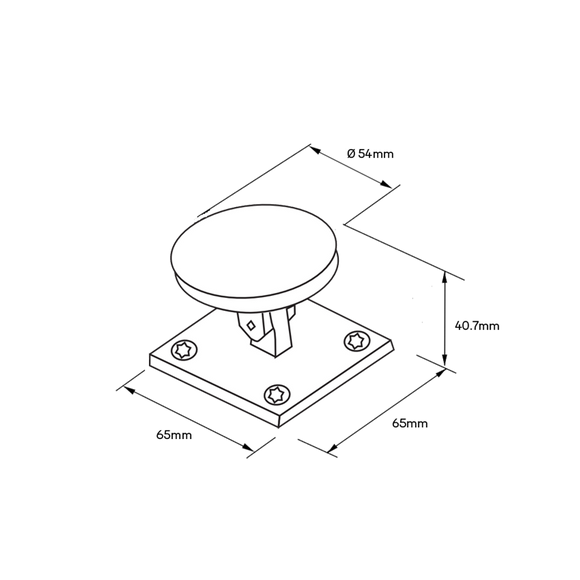 EMH50-ARM - Lockwood Spare Armature for Fire Door Hold Back