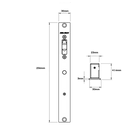 ES8100 - Trimec - V-Lock 12-24VDC PTL/PTO with Faceplate and Monitoring