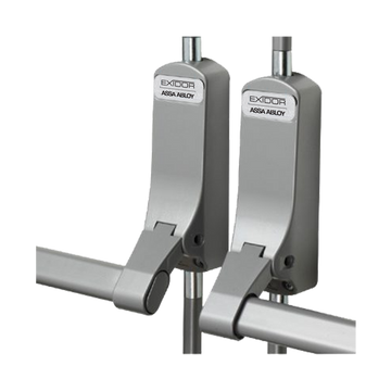 EXI284-SIL - EXIDOR Double Non-Rebated Panic Exit Device