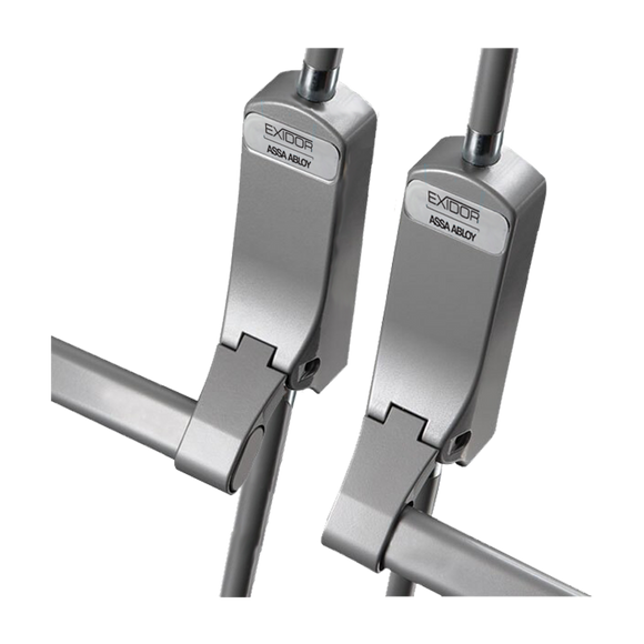 EXI284-SIL - EXIDOR Double Non-Rebated Panic Exit Device