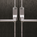 EXI284-SIL - EXIDOR Double Non-Rebated Panic Exit Device