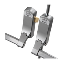 EXI285-SIL - EXIDOR Double Rebated Panic Exit Device
