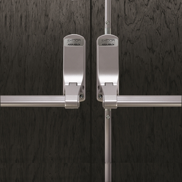 EXI285-SIL - EXIDOR Double Rebated Panic Exit Device