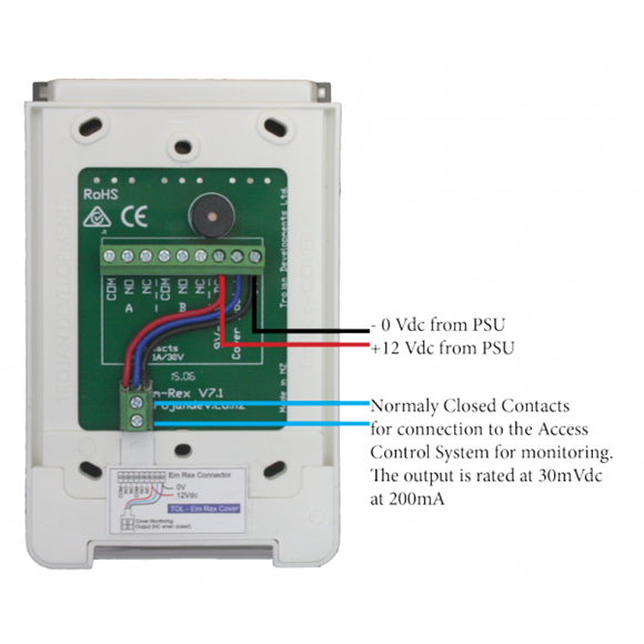TDL-ECM - Monitored version, is used with the Em-Rex Unit to deter unintended / malicious activation