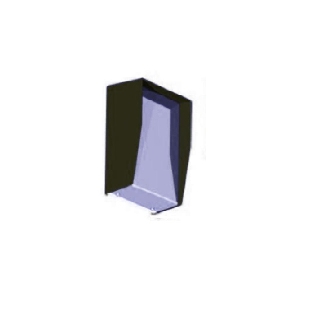 FPAC-ERS2013 - FERN360 Access Control Reader Pedestal Mounting Panel Black Cover - Silver Inner - 68mm Space