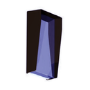 FPAC-ERxx3618 Access Control Mounting Panel - Prox Reader or Intercom Black Cover - Silver Inner - 60mm space