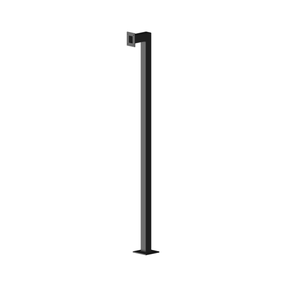 FPAC-EQ2 - FERN360 Floor Mount 2.1m High Access Control Bollard- Single or Dual Black - 2.1 High Single