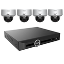 FERN360 Surveillance Kit - 4 Motorised Lens Starlight 5MP Vandal Dome Cameras and 20ch NVR - No HDD