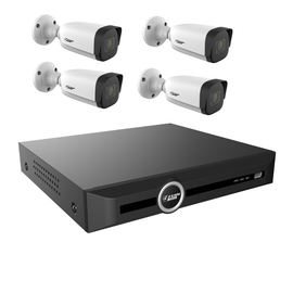 FERN360 Surveillance Kit - 4 Motorised Lens Starlight 5MP Bullet Cameras and 20ch NVR - No HDD