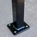 FGAC-RES12-BRS02 - FERN360 Floor Mount Residential Access/Intercom Pedestal - 1325mm with BRS-02 Hood