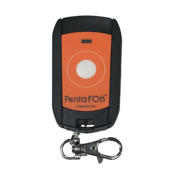 FOB43301WP - Elsema 1 Channel Waterproof PentaFOB Transmitter with 5 Frequencies (Key-ring Style)
