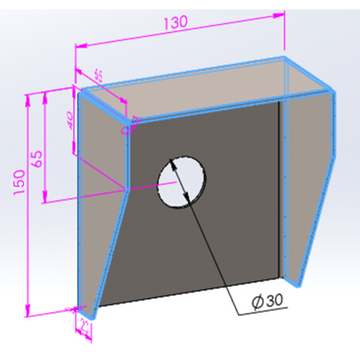 FPAC-RRH1513-SS - FERN360 Stainless Steel Residential Access/Intercom Pedestal Rain Hood
