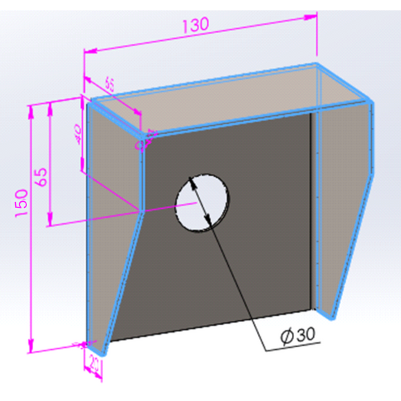 FPAC-RRH1513-SS - FERN360 Stainless Steel Residential Access/Intercom Pedestal Rain Hood