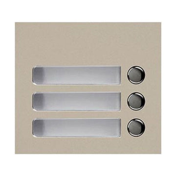GF-3P - Aiphone 3 Call button panel for GH intercom (requires one GHSW switch module)