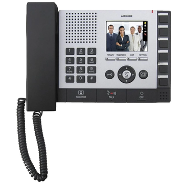 IS-MV - Aiphone a video master station with a 3.5 color LCD monitor.