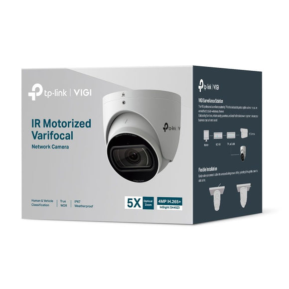 TL-INSIGHTS445ZI - TP LINK InSight S445ZI VIG 4MP IR Motorised Varifocal Turret Network Camera