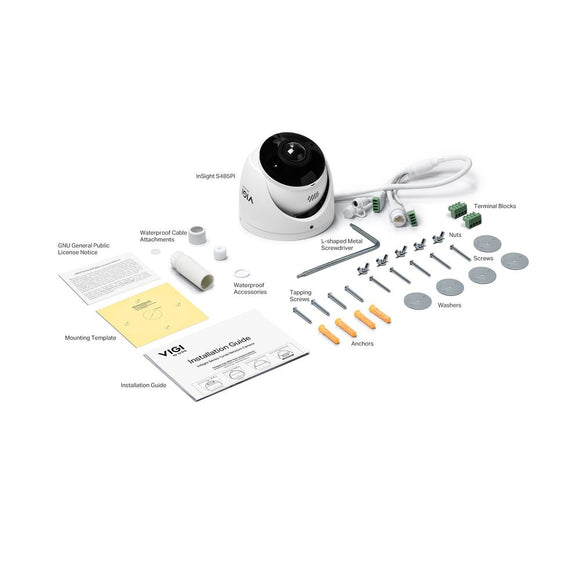 TL-INSIGHTS485PI - TP LINK InSight S485PI VIGI 8MP IR Panoramic Turret Network Camera