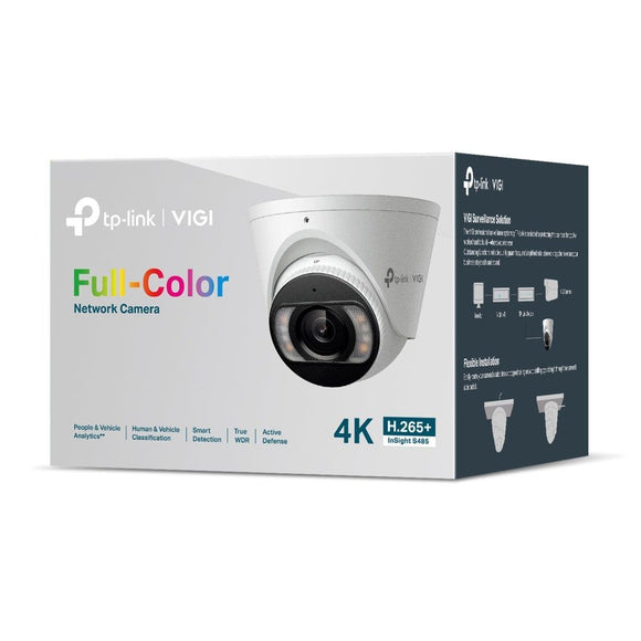 TL-INSIGHTS485(2.8MM) - TP LINK InSight S485 (2.8mm) VIGI 8MP Full-Color Turret Network Camera