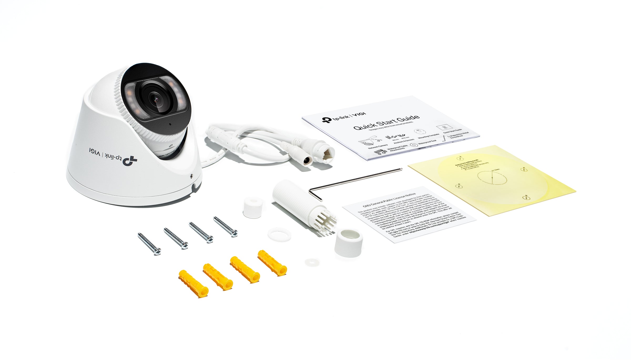 TL-INSIGHTS455(4MM) - TP LINK InSight S455 VIGI 5MP Full-Colour Turret Network Camera (4mm)