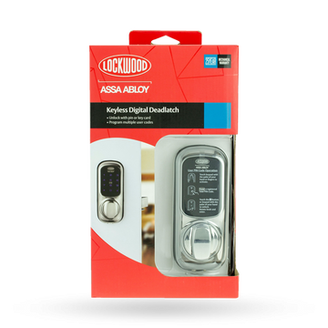 L001T-1K1CPDP - Lockwood Touch Electronic Deadlatch - with 2 Cards