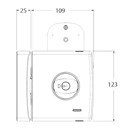 L001T-1K1CPDP - Lockwood Touch Electronic Deadlatch - with 2 Cards