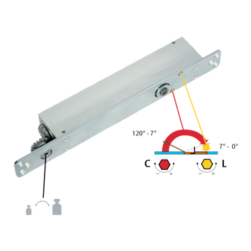 Lockwood Cam Action Concealed Door Closer