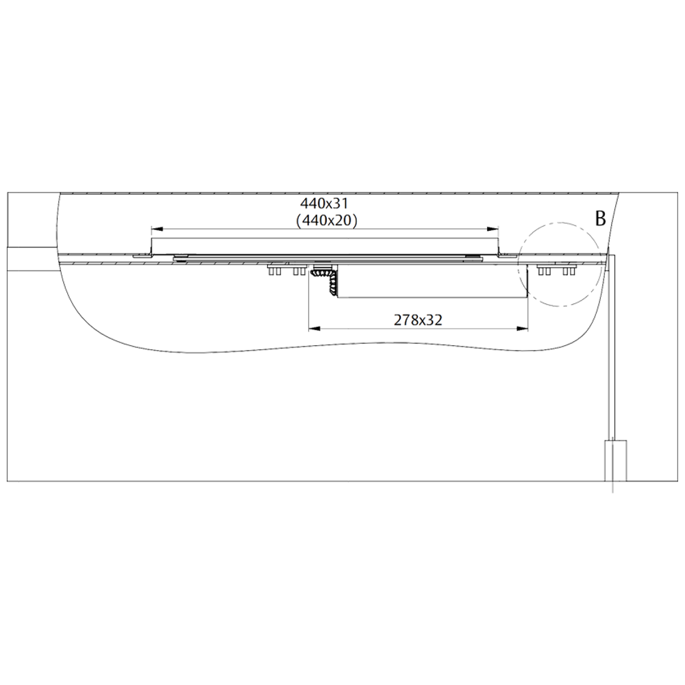 Lockwood Cam Action Concealed Door Closer