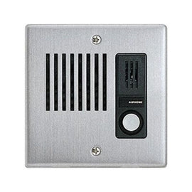 Aiphone - Door station, semi-flush mount stainless steel weatherproof