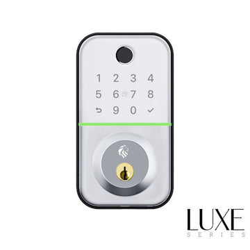 LHL-PDB-S-FLINDERS - The FLINDERS LUXE Bluetooth Deadbolt - Silver, Pin, TTLock, Prox, Fingerprint, E-Key & Key override. Supplied with a 60/70mm adjustable deadbolt (4 x AA Battery sold separately)