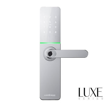 LHL-PI-S-ENMORE - The ENMORE LUXE Entrance Lock - Silver, TTLock, Wifi BLE Fingerprint, Pin, Prox, E-Eey & Key override track key 6085 Mortice (4 x AA Battery sold separately)