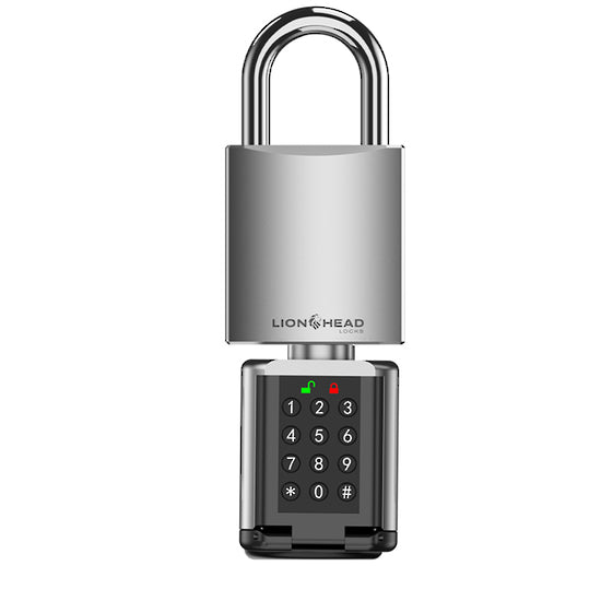 LHL-STRONGA-PADLOCK1 - STRONGA Padlock - Brass Body, IP66, TTLock, Pin, Prox, Fingerprint, Bluetooth, Anti-bumping, Anti-pick, 25,000 cycles of operation, includes 3 x RFID FOB (2 x Lithium CR2 Battery sold separately)