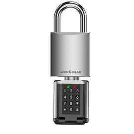 LHL-STRONGA-PADLOCK1 - STRONGA Padlock - Brass Body, IP66, TTLock, Pin, Prox, Fingerprint, Bluetooth, Anti-bumping, Anti-pick, 25,000 cycles of operation, includes 3 x RFID FOB (2 x Lithium CR2 Battery sold separately)