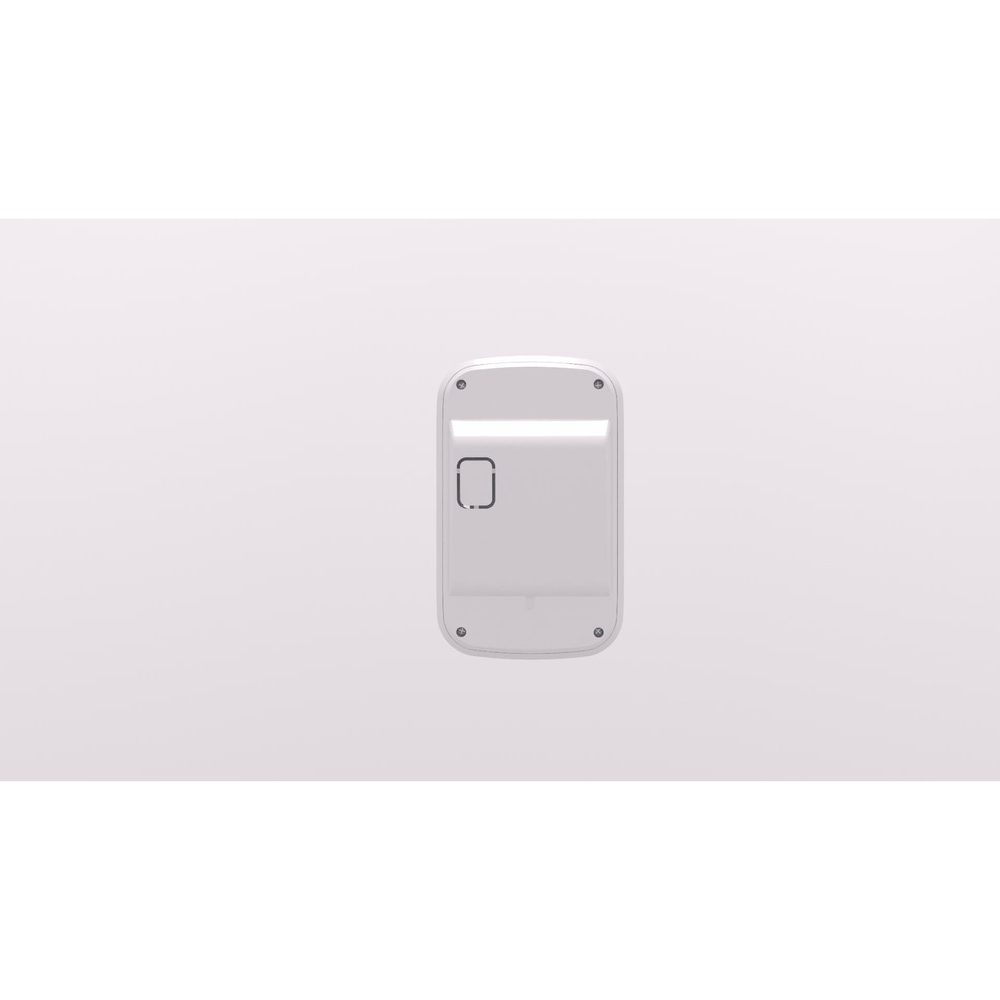 U-Prox PIR Combi VB White - Wireless motion and break glass detector - Vertical Barrier